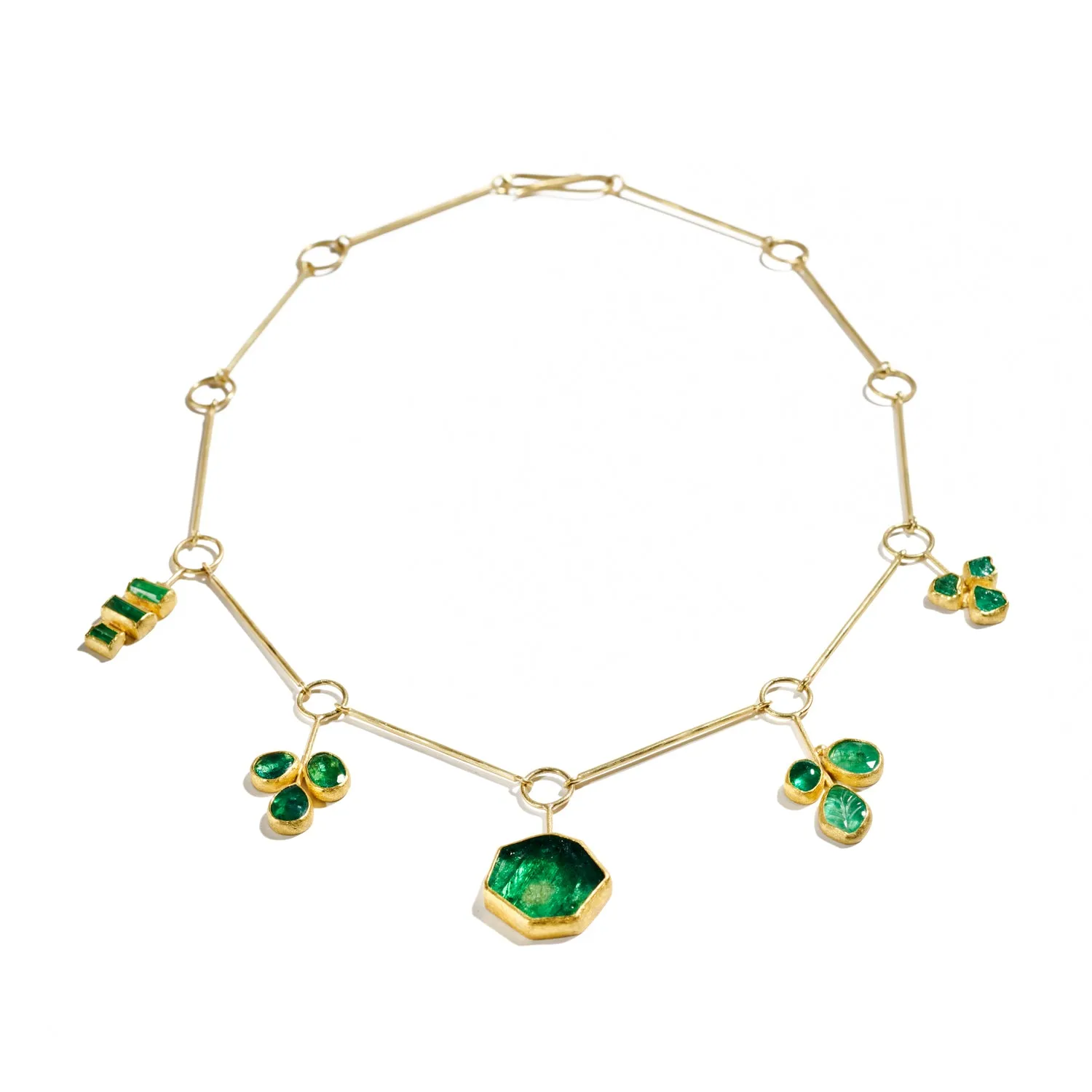 Mixed Emerald Necklace