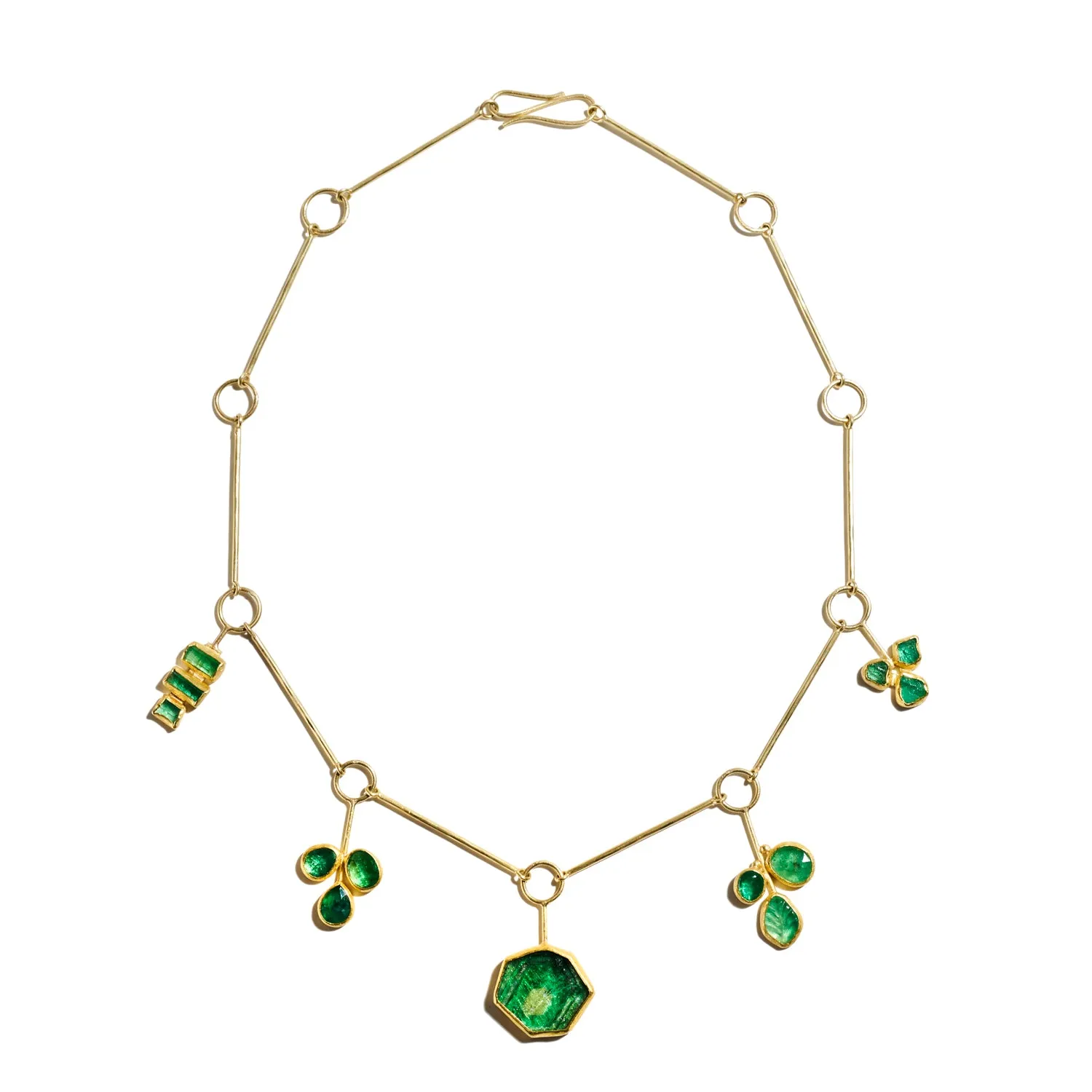 Mixed Emerald Necklace
