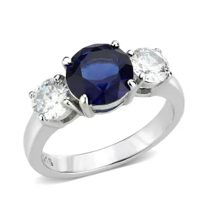 MT 8083 Sapphire and Clear Crystal Past Present Future Newest September Birthstone