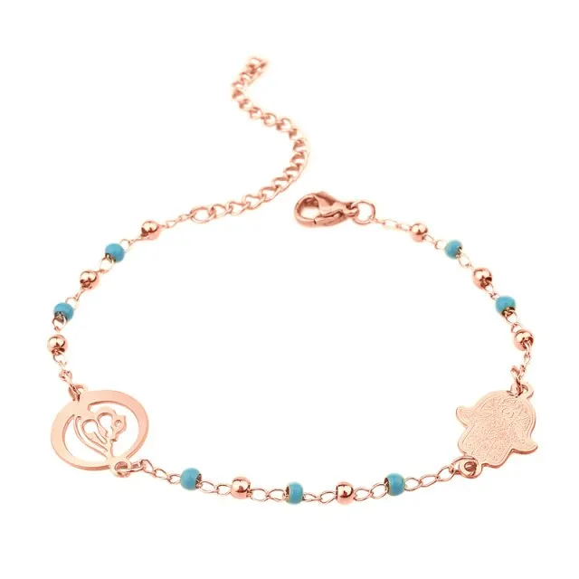 Muslim Hamsa Charms Bracelet