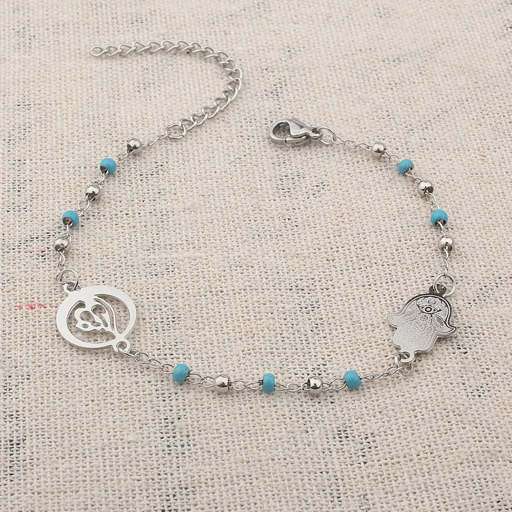 Muslim Hamsa Charms Bracelet