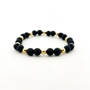 Natasha Lava Stone Bracelet
