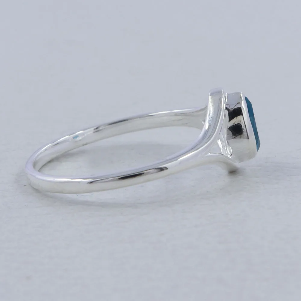 Natural Blue Topaz Rings