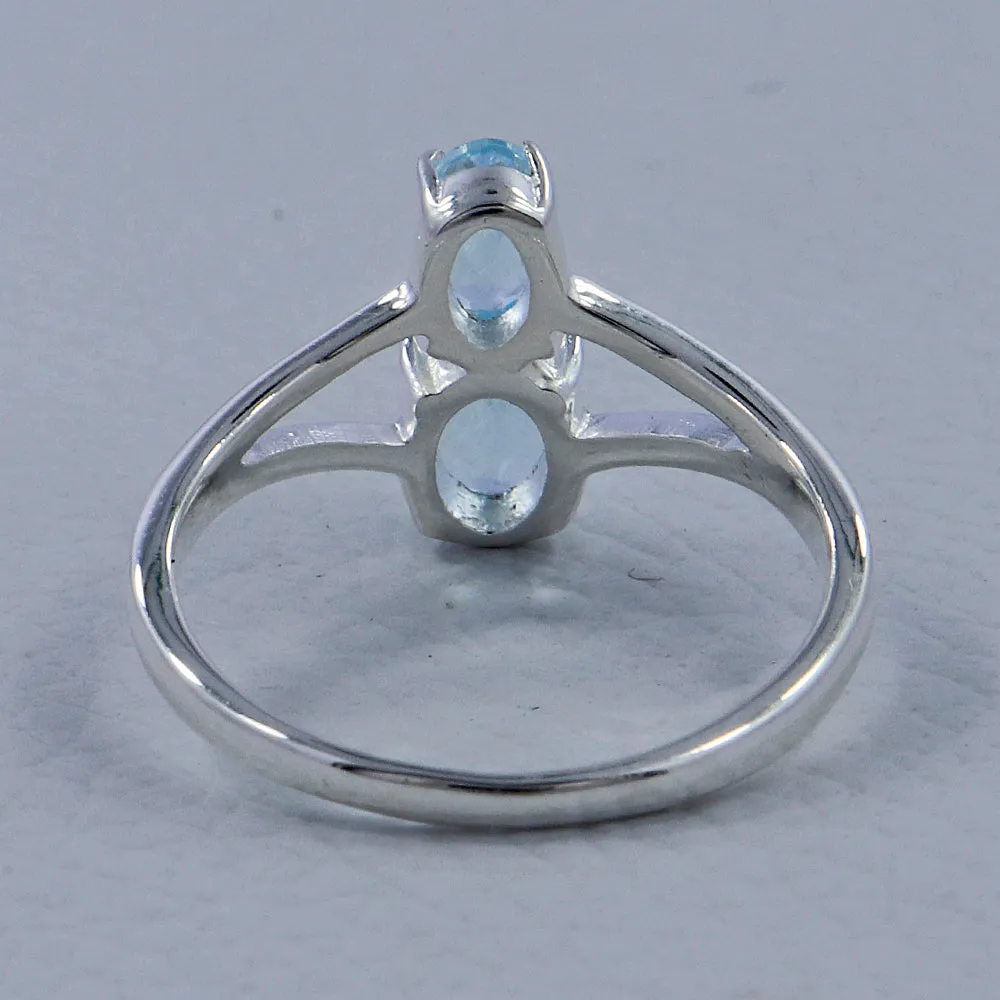 Natural Garnet Birthstone Silver Rings