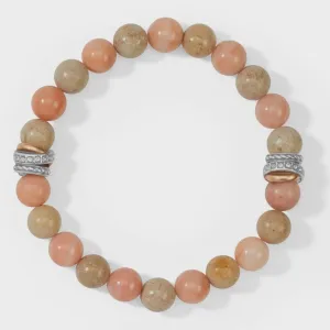 Neptunes Rings Blush Stretch Bracelet