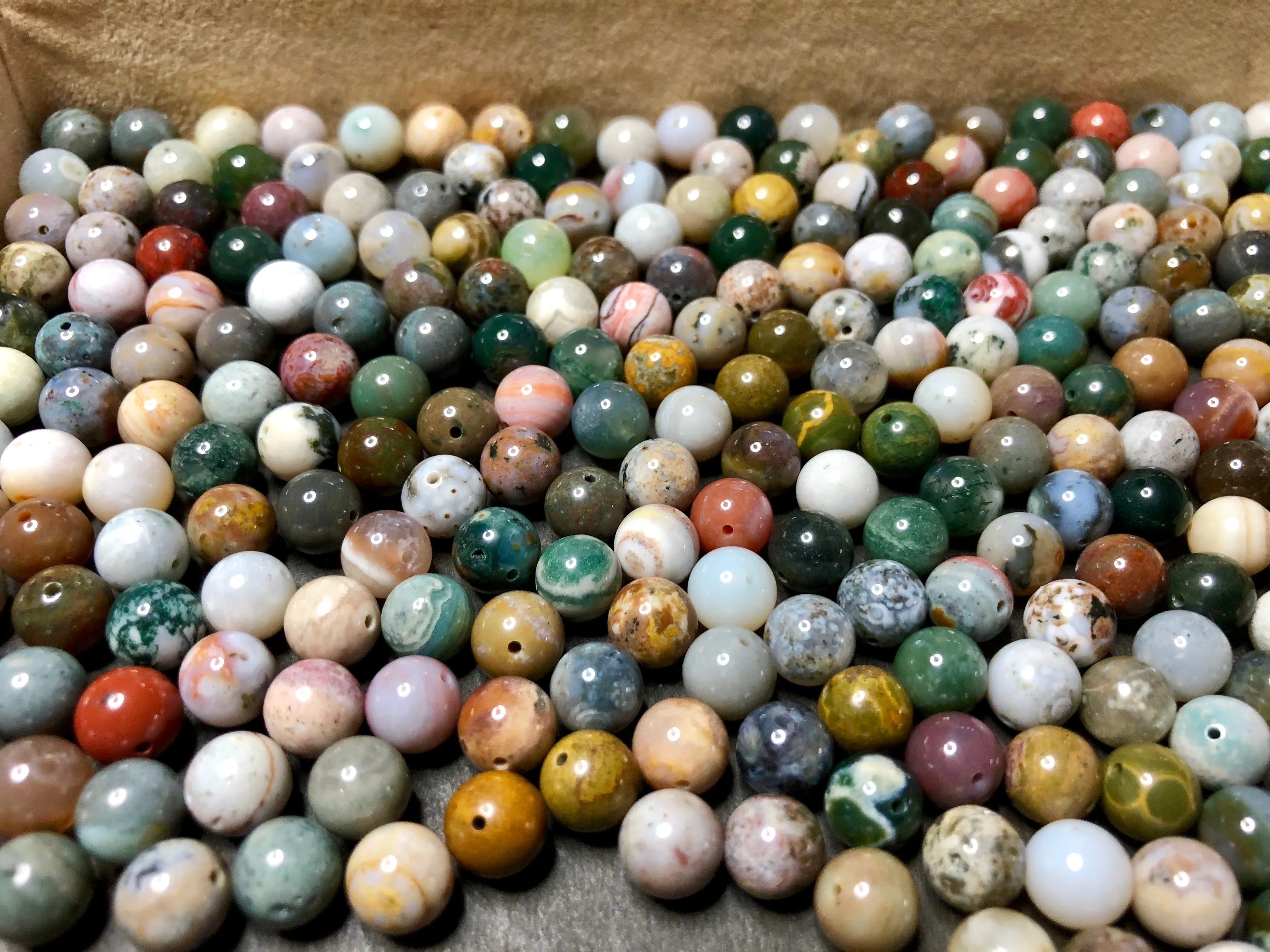 Ocean Jasper Beaded Bracelet