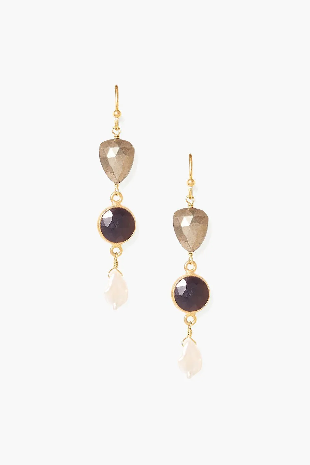 ONYX MIX VOYAGE DROP EARRINGS