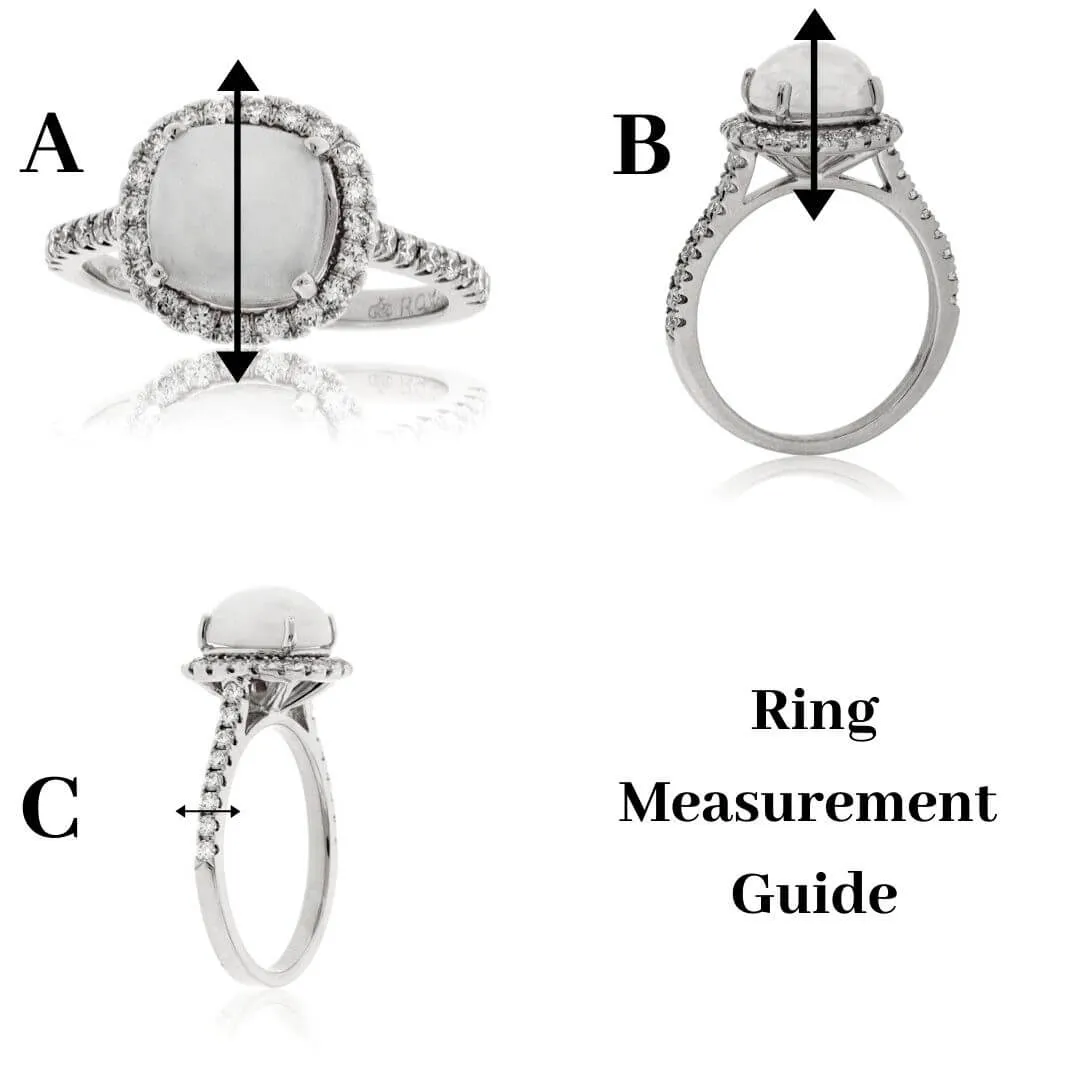 Oval Cut Tanzanite Panther Diamond Ring