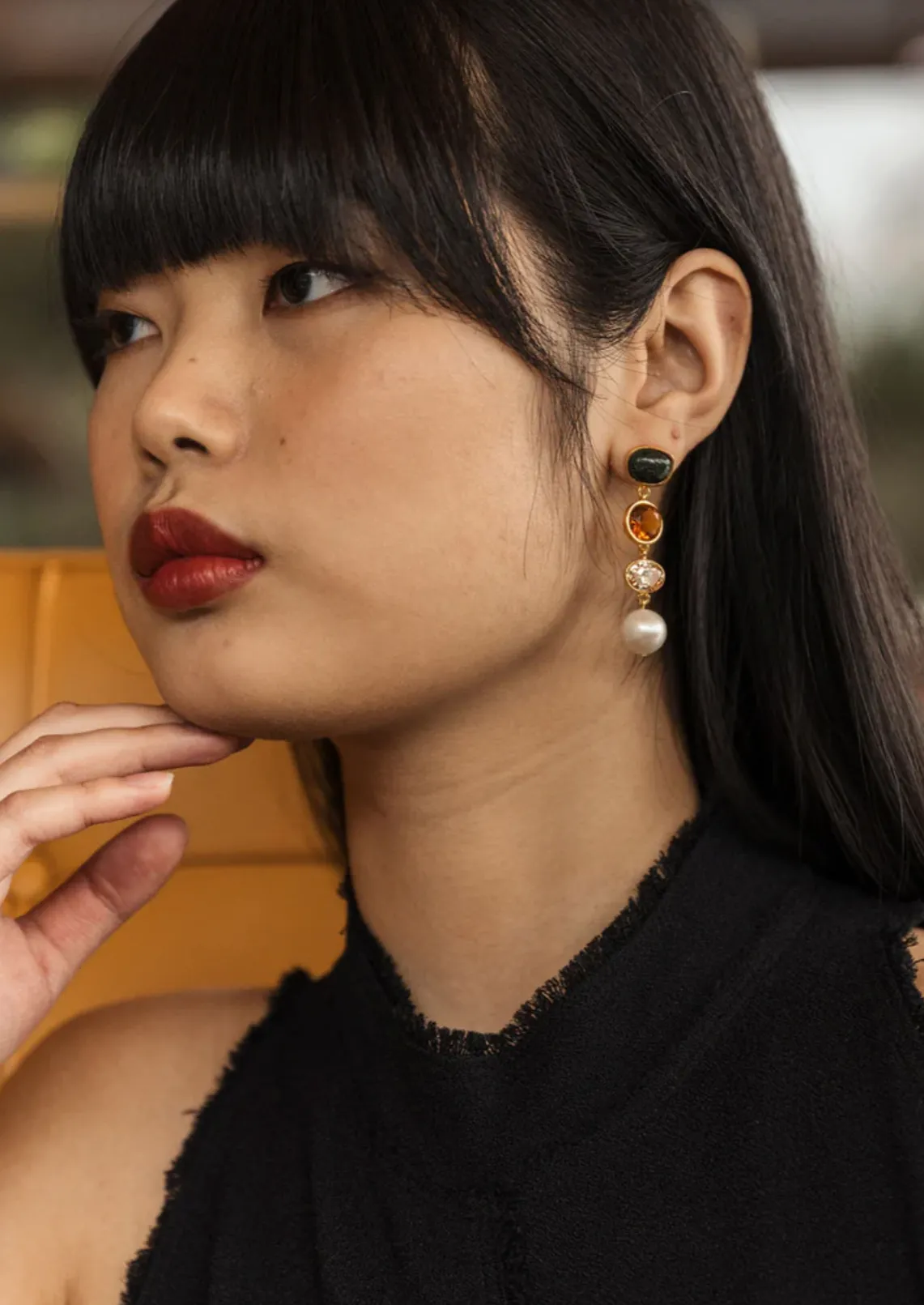 Palette Column Earrings