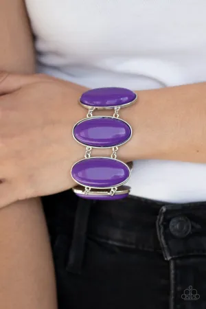 Paparazzi Power Pop - Purple Beaded Bracelet