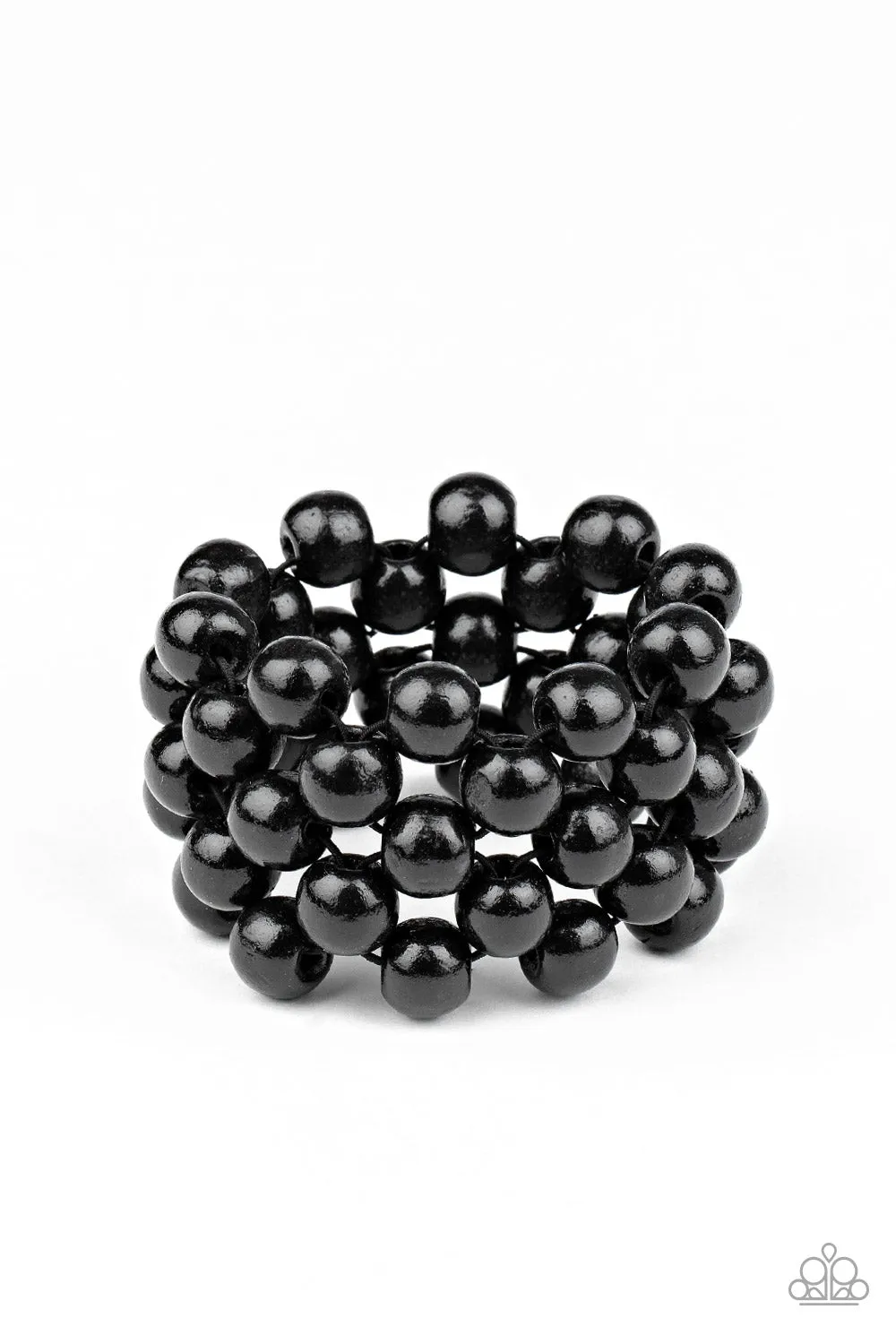 Paparazzi Tiki Tropicana - Black Bracelet