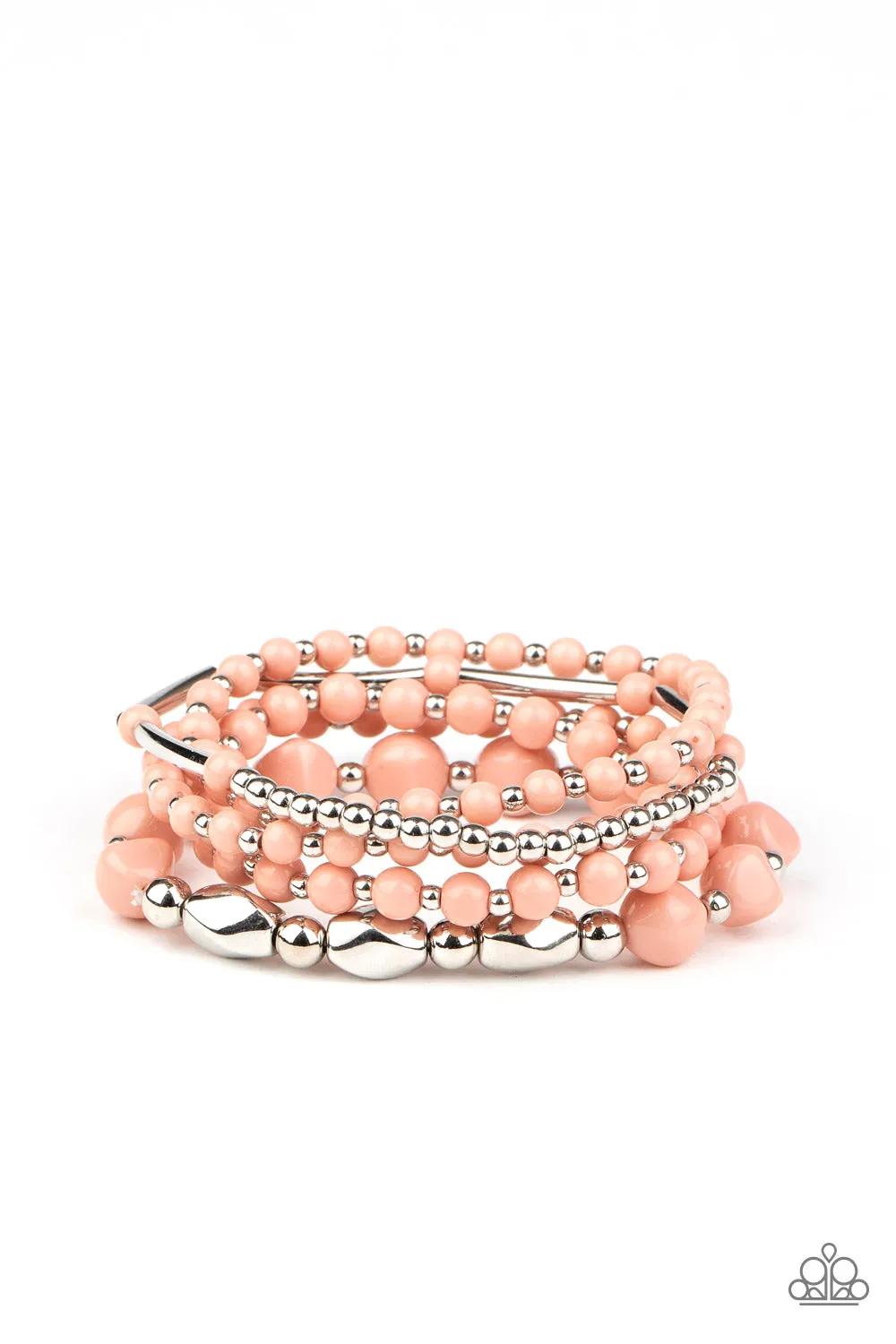 Paparazzi Vibrantly Vintage - Pink Bracelet
