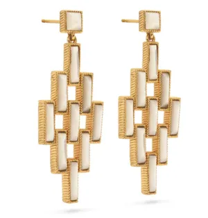 Pathway Post Drop Earrings - MOP