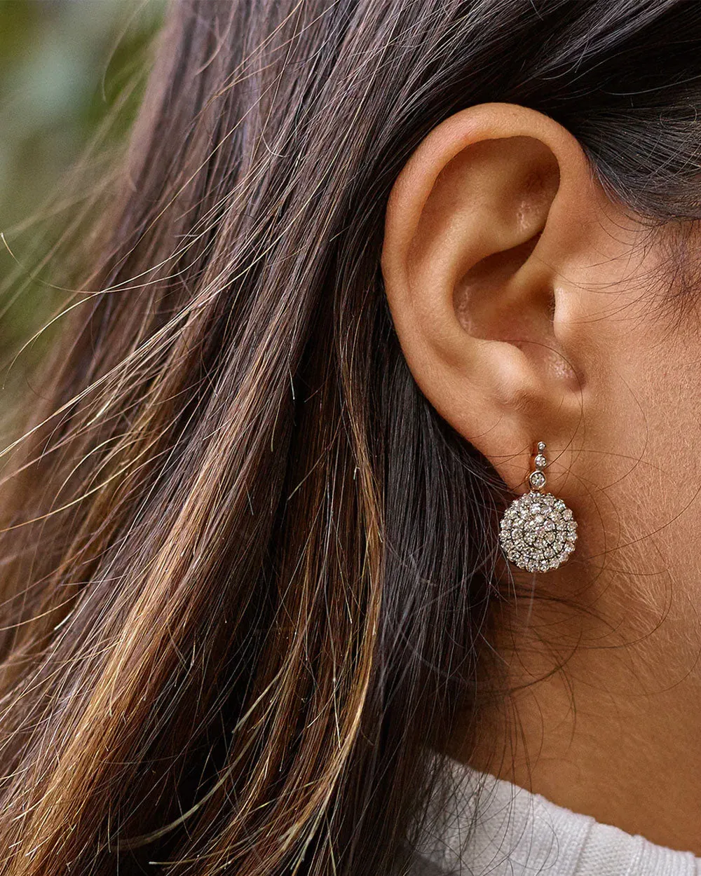 Pavé Diamond Beirut Earrings