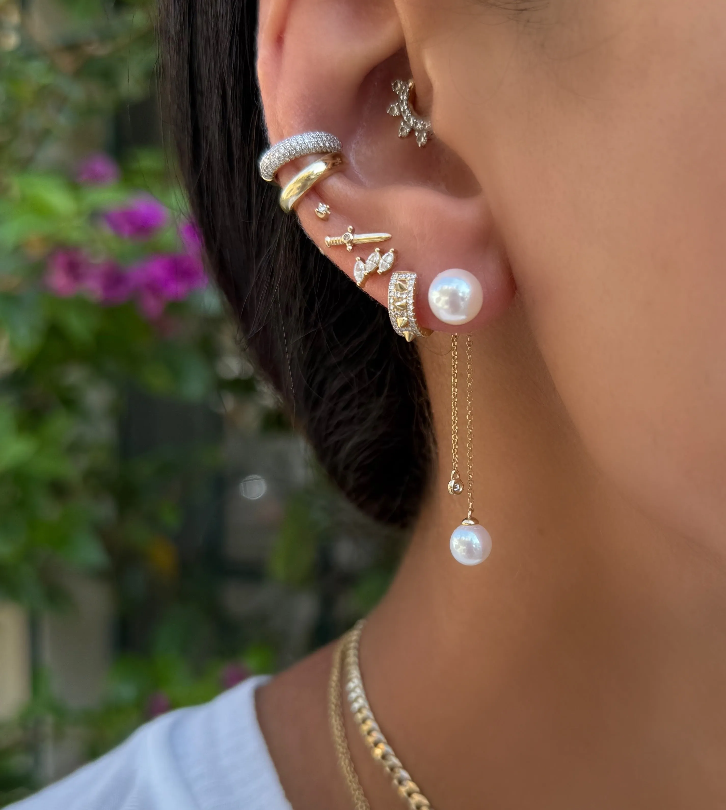 Pearl Chain Drops