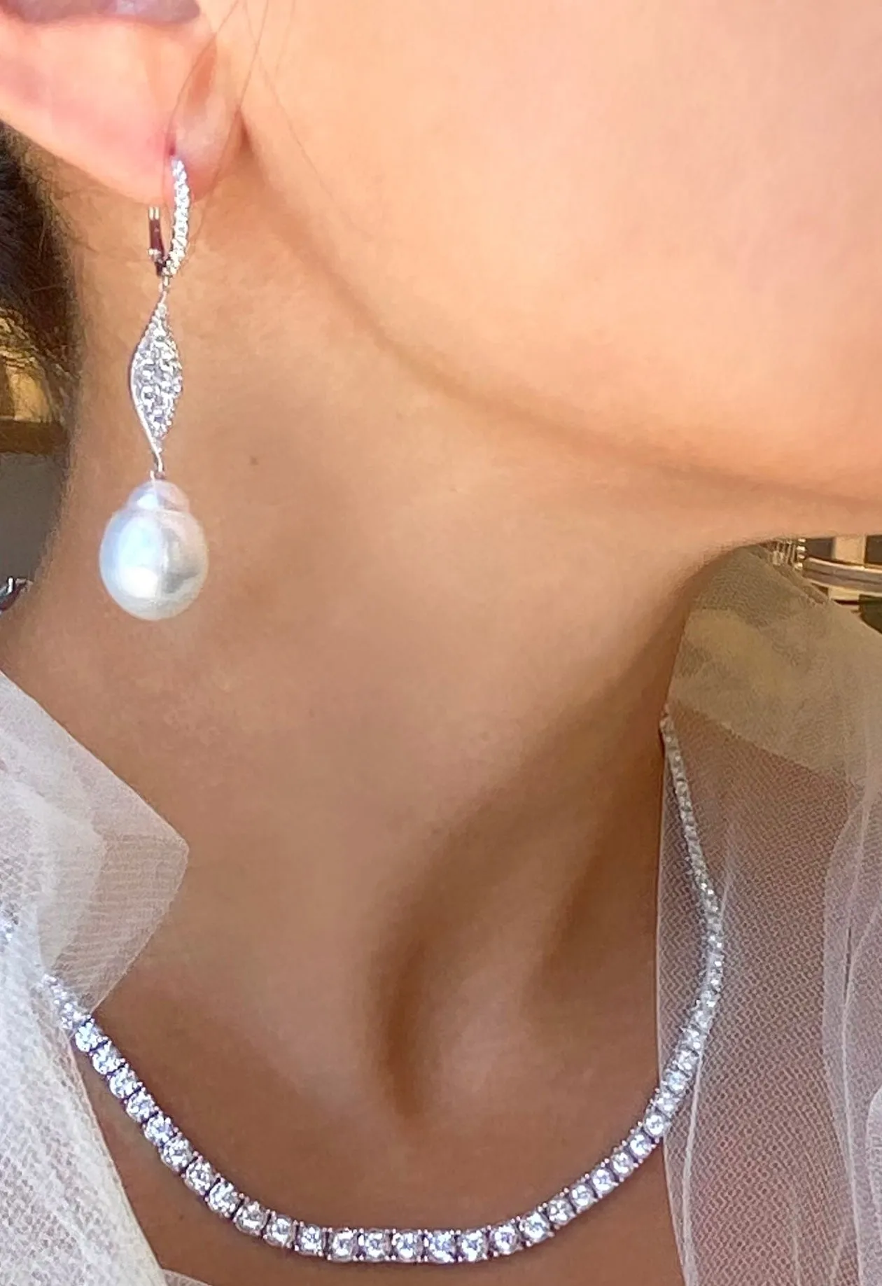 Pearl Drop Earrings