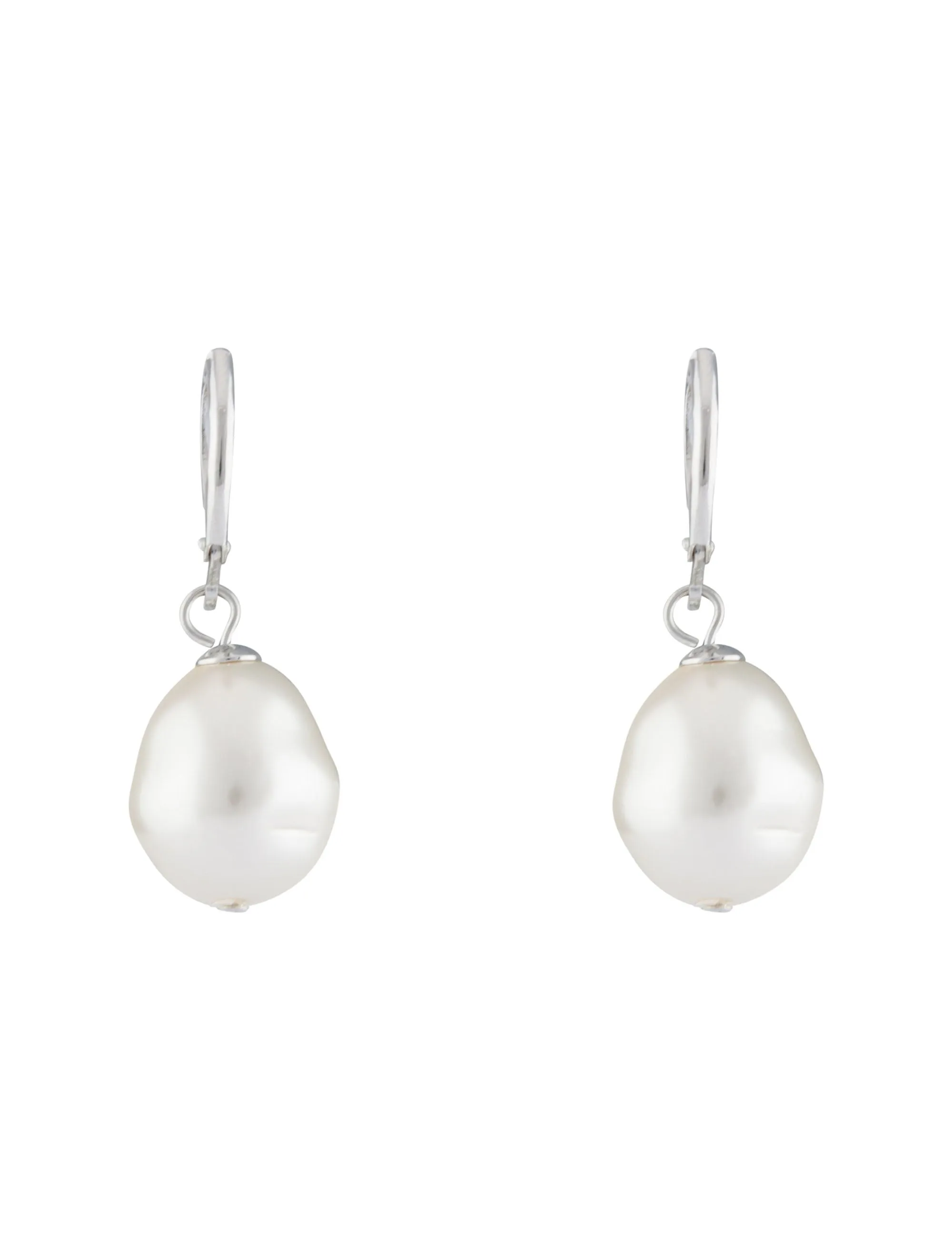 PEARL DROP HOOK EARRINGS