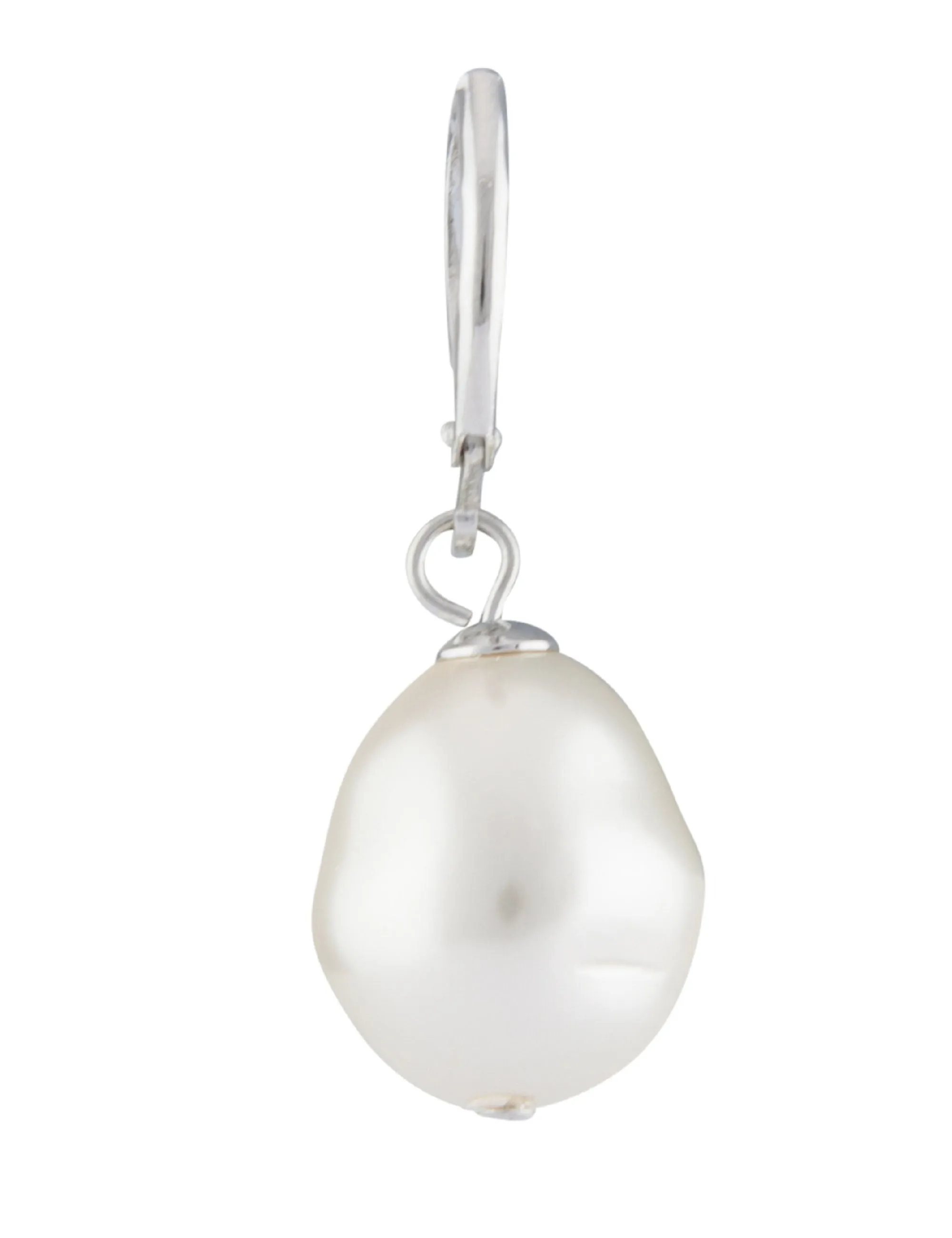 PEARL DROP HOOK EARRINGS