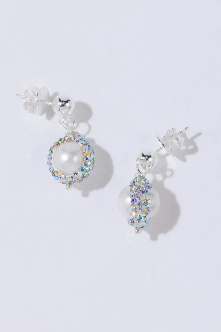 Pearl Octopuss.y Pearl Drops in Silver