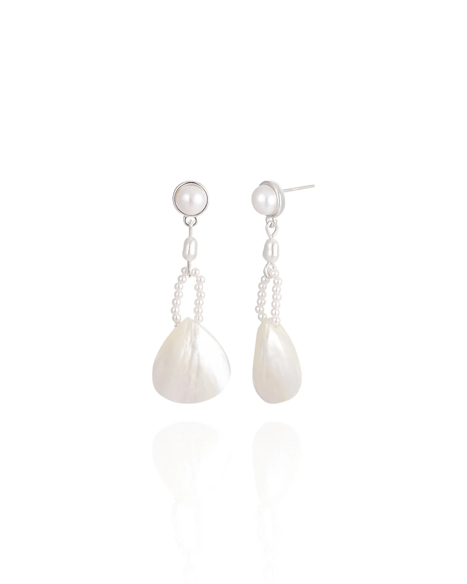 Pearl Seashell Earrings