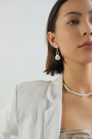Pearl Seashell Earrings