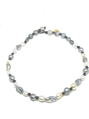 Perle by Lola Keshi South Sea and Tahitian Pearl Choker
