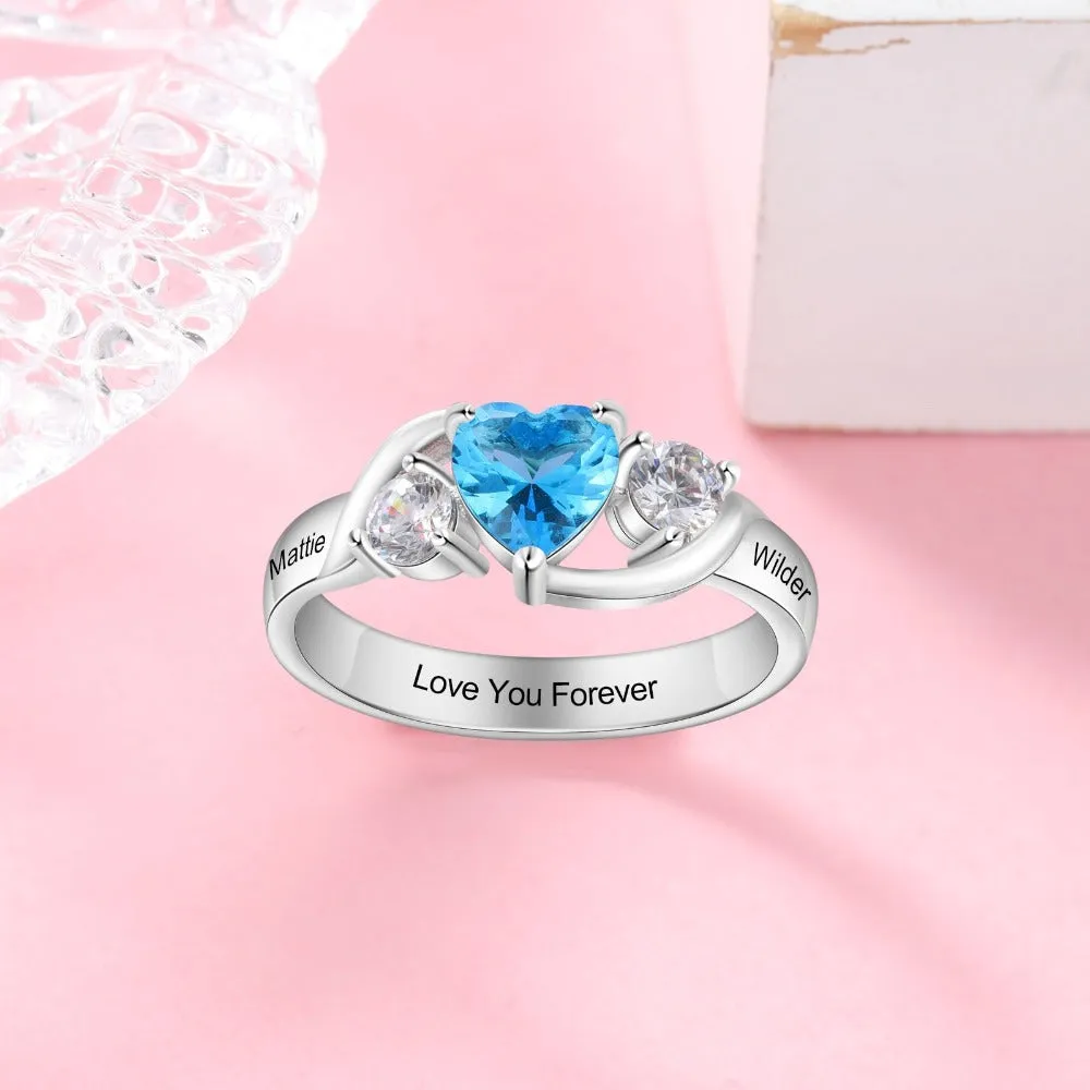 Personalized Birthstone Rings For Women