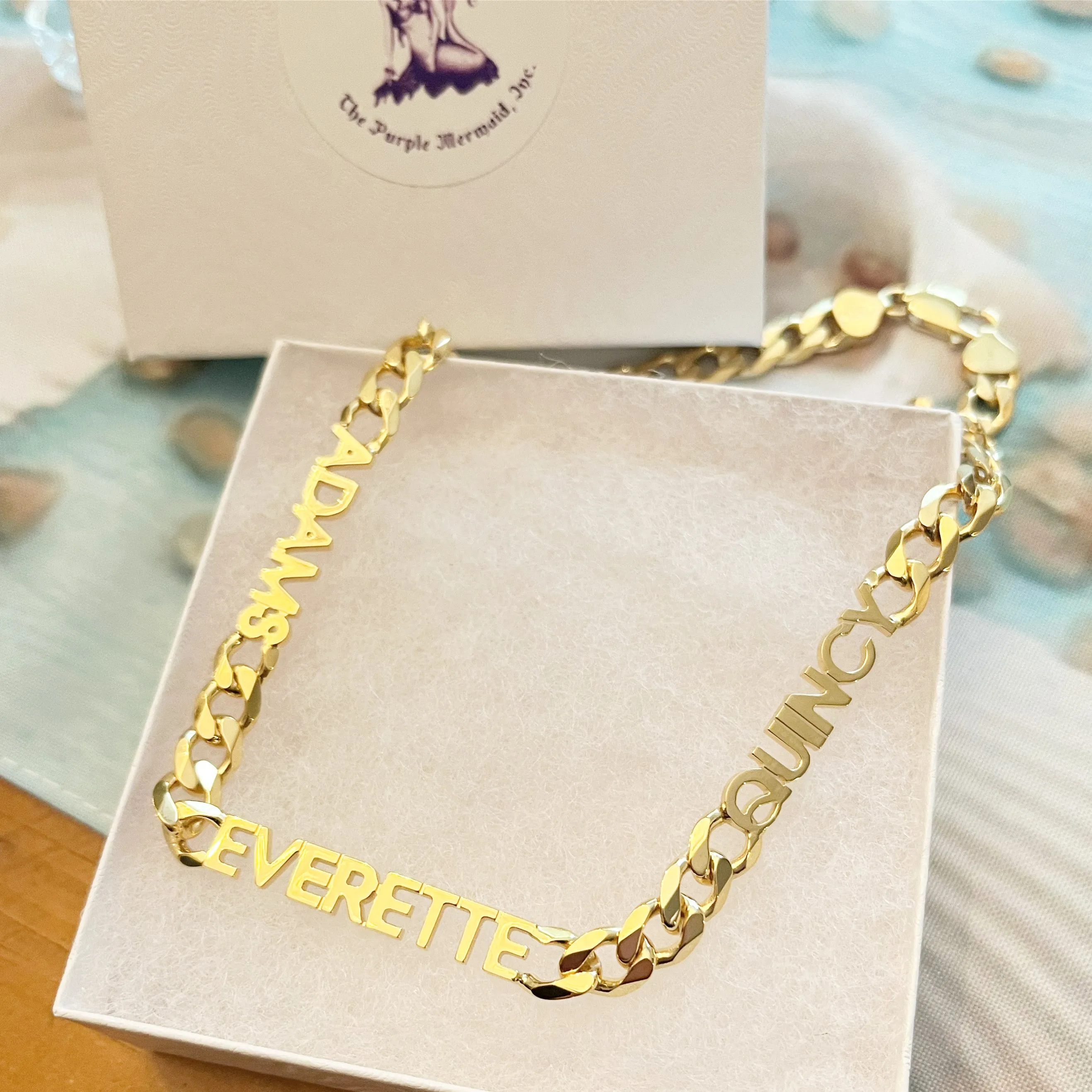 Personalized Name Choker Necklace - up to 4 names