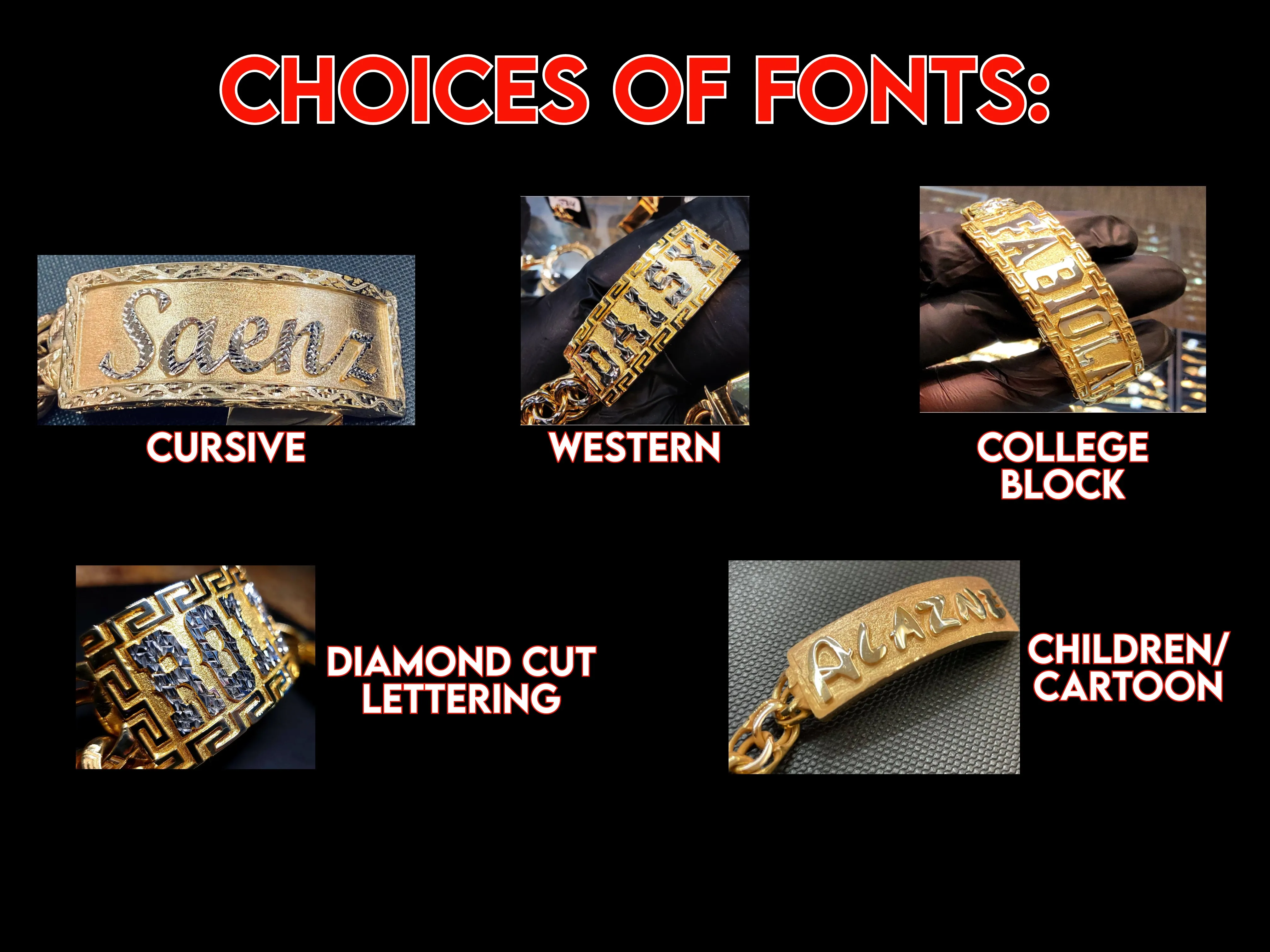 Personalized name ring 10k solid gold