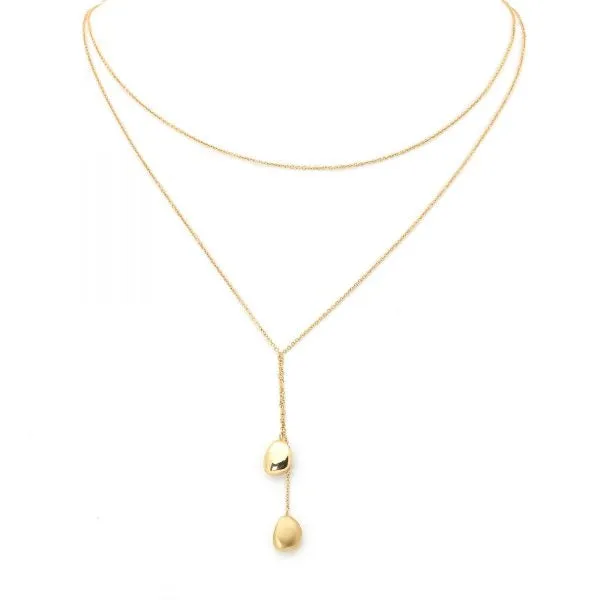 Petal Lariat Necklace