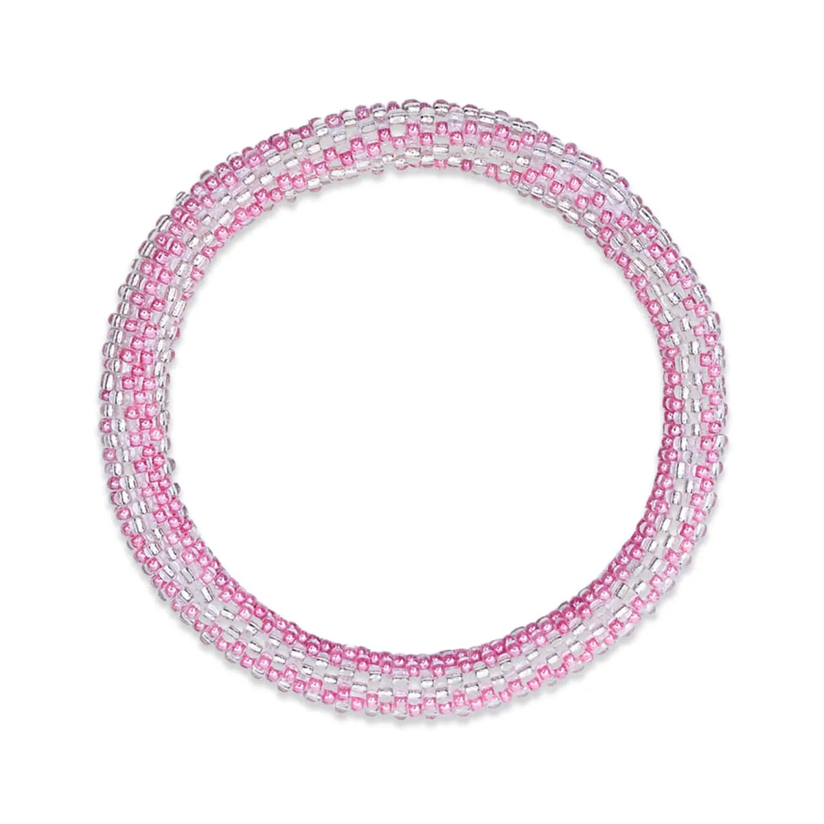 Pink Sky | Himalayan Glass Bead Bracelet