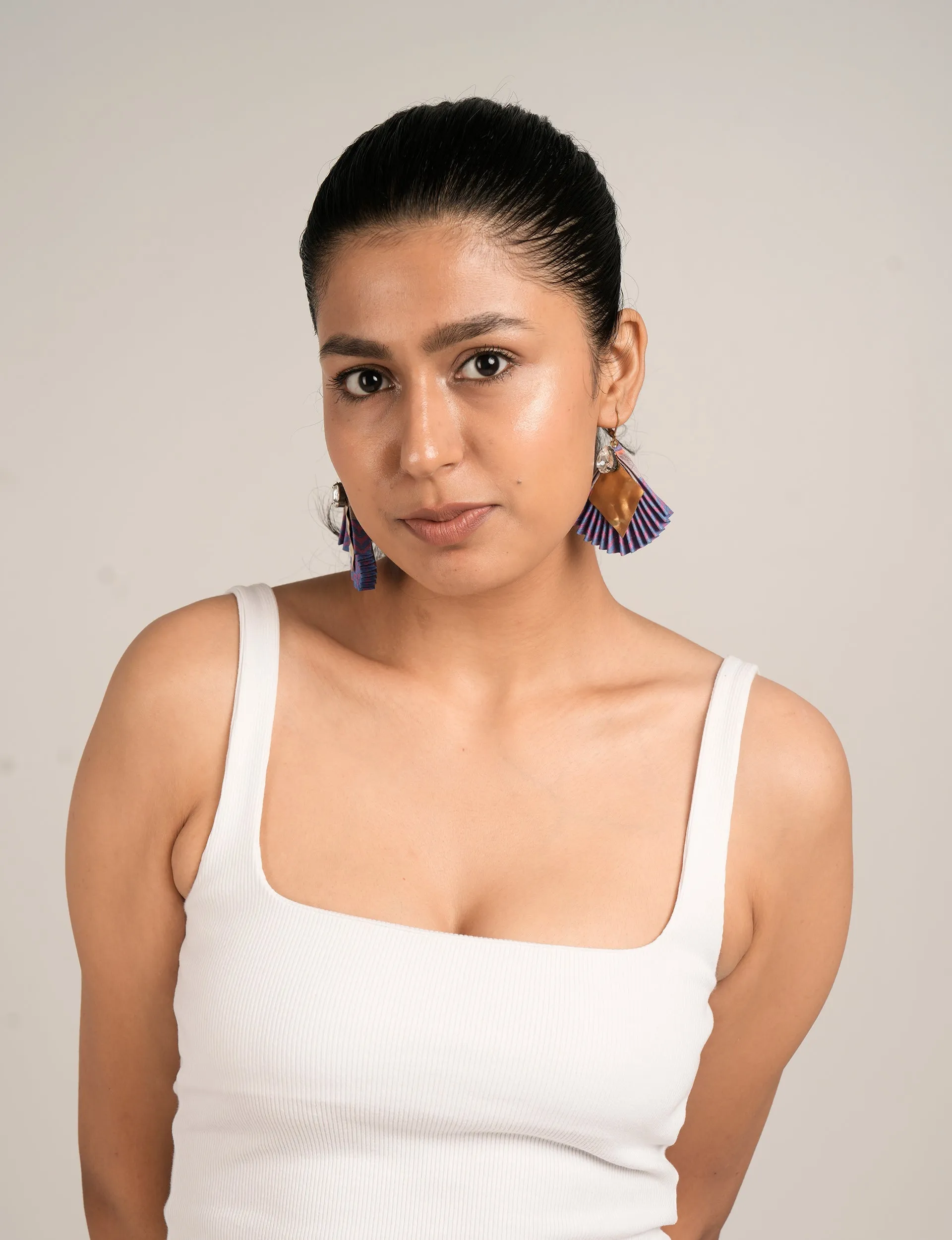 PLEATED EARRINGS 151