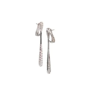 Pre-Owned Bernard Grosz Diamond Mini Drop Earrings