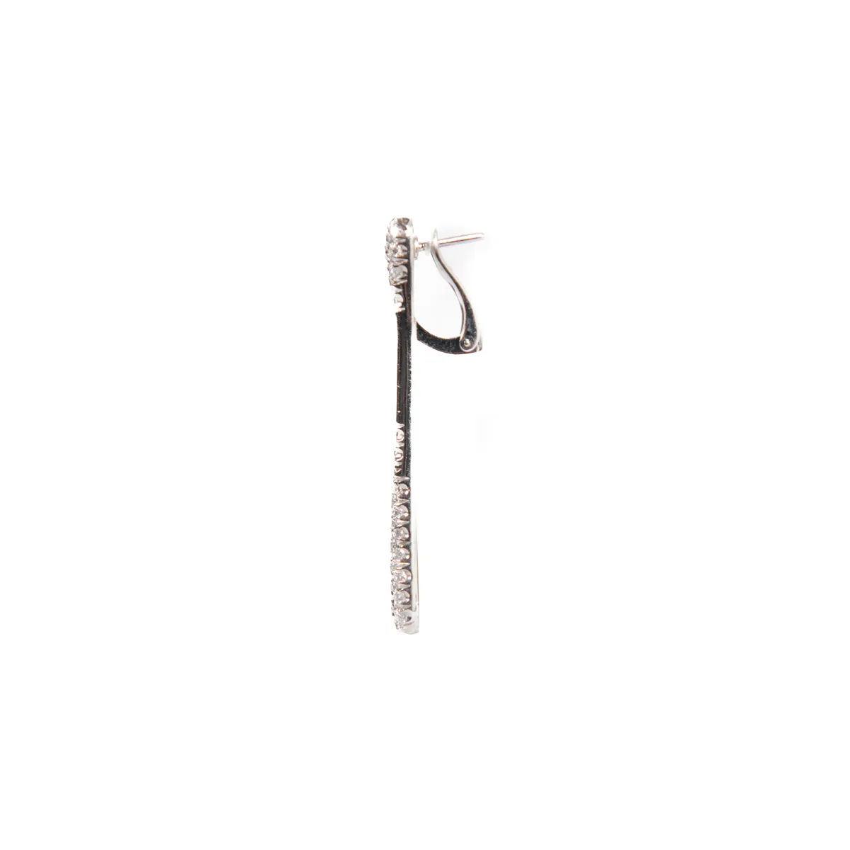 Pre-Owned Bernard Grosz Diamond Mini Drop Earrings
