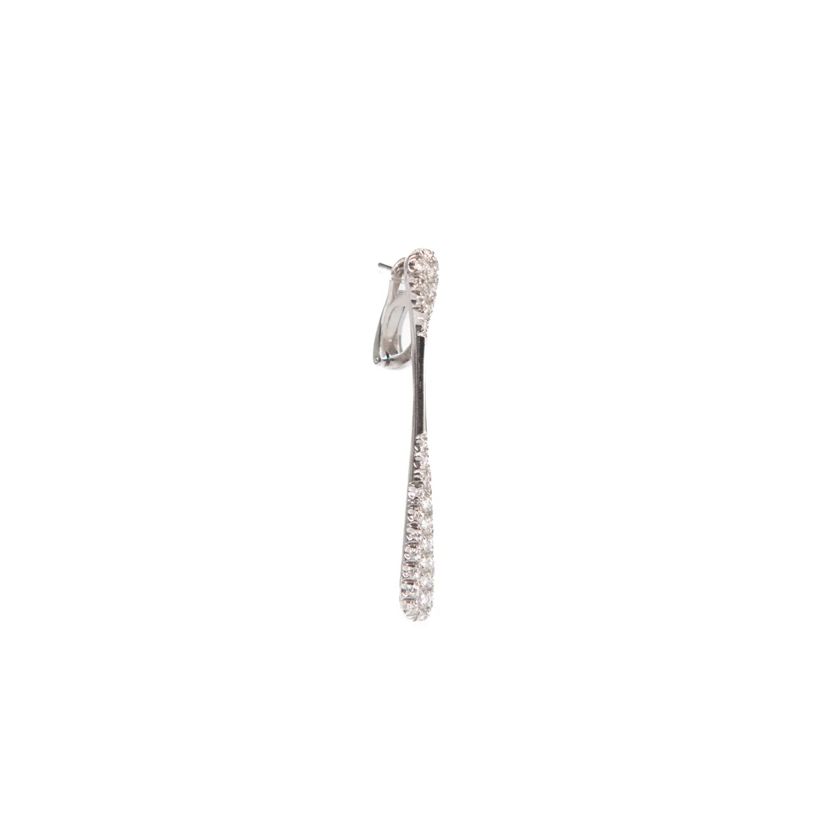 Pre-Owned Bernard Grosz Diamond Mini Drop Earrings