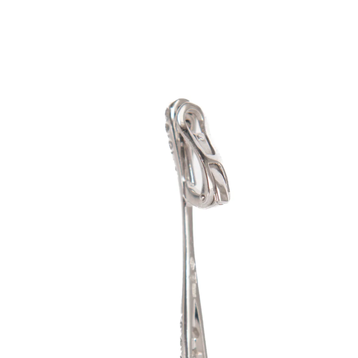 Pre-Owned Bernard Grosz Diamond Mini Drop Earrings