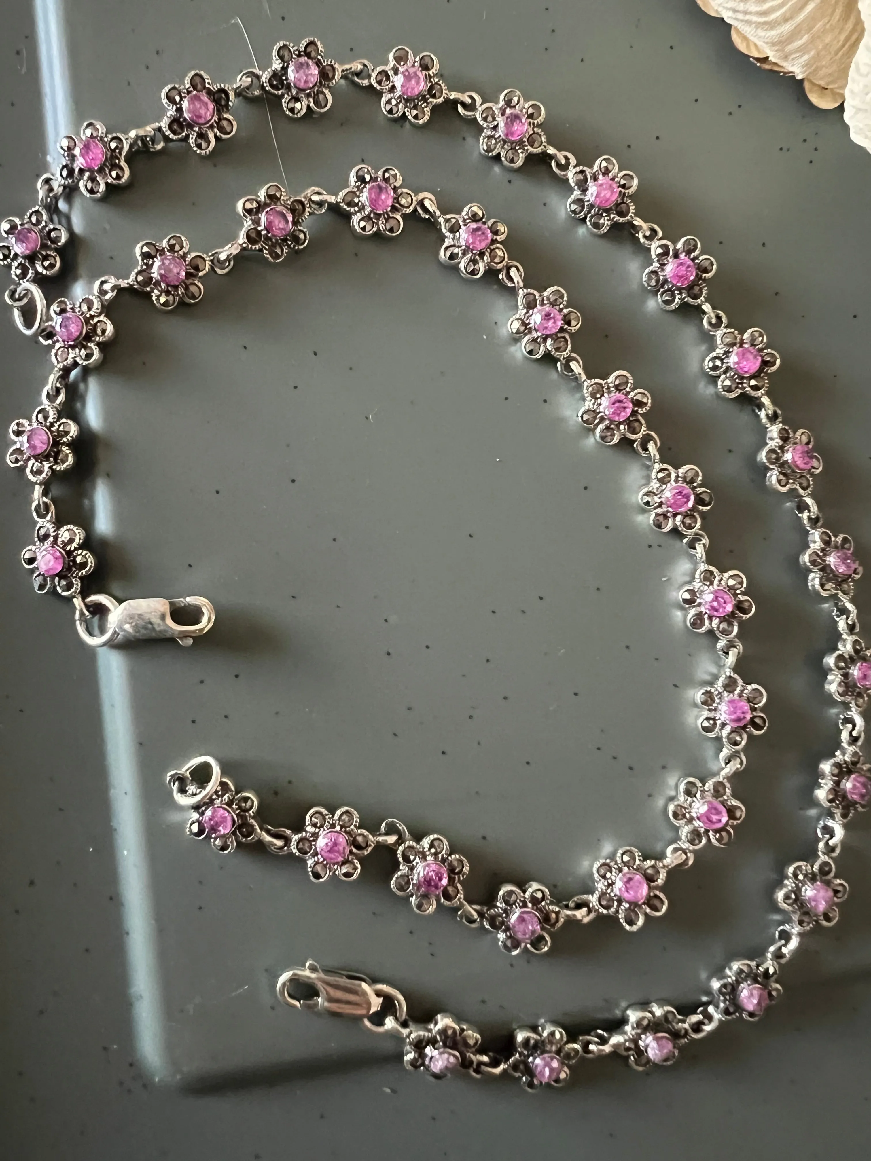 Pure 925 Silver Anklets- Set of 2