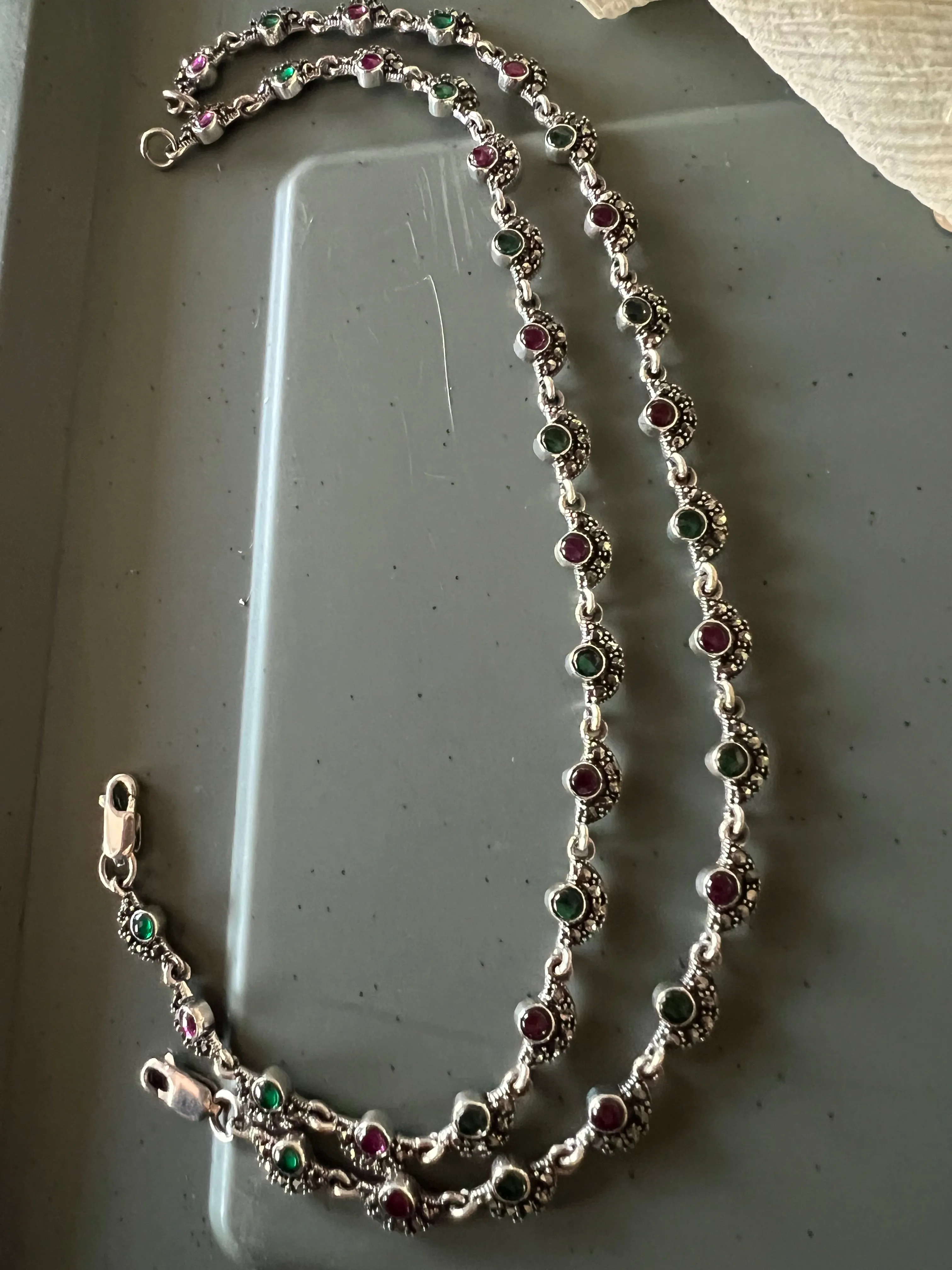 Pure 925 Silver Anklets- Set of 2