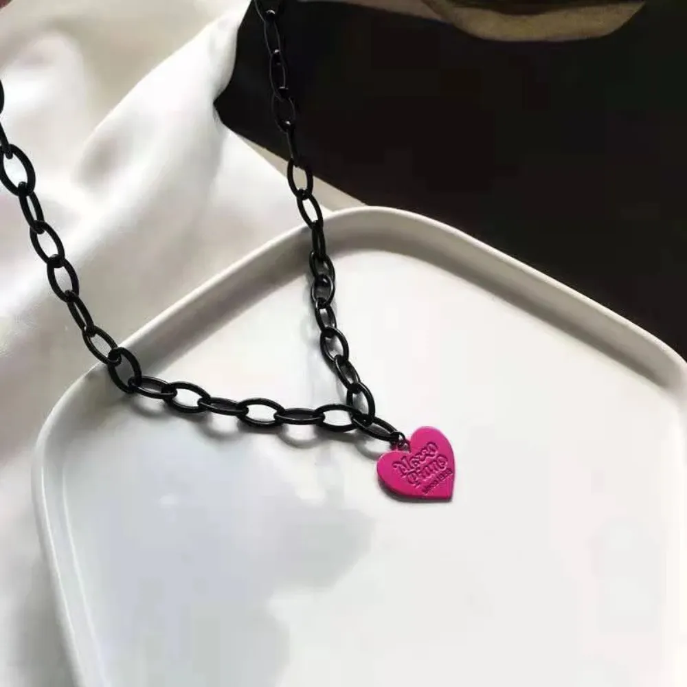 " Red Heart Chain" Necklaces
