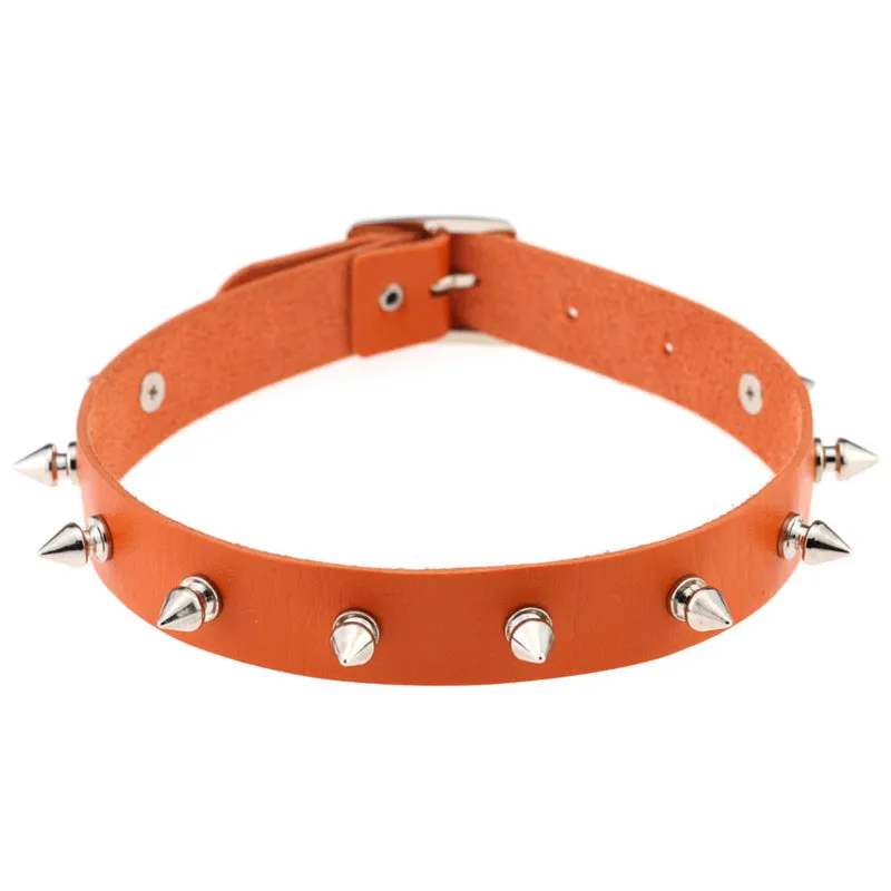 "PUNK RIVET" CHOKER D070805