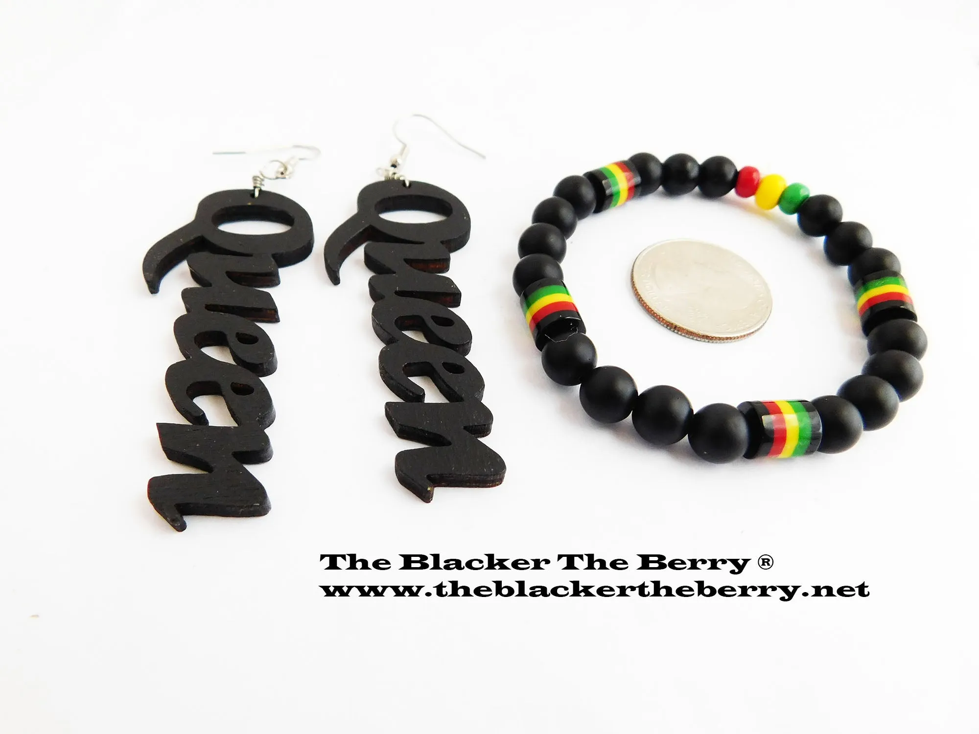 Rasta Bracelet Beaded Jewelry Set Women Teen Girls