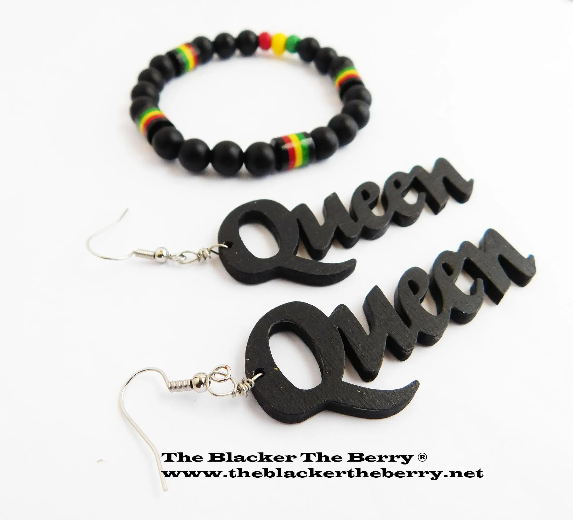 Rasta Bracelet Beaded Jewelry Set Women Teen Girls