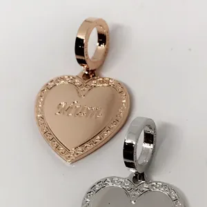 Rebecca My World Rose Gold Mum Charm