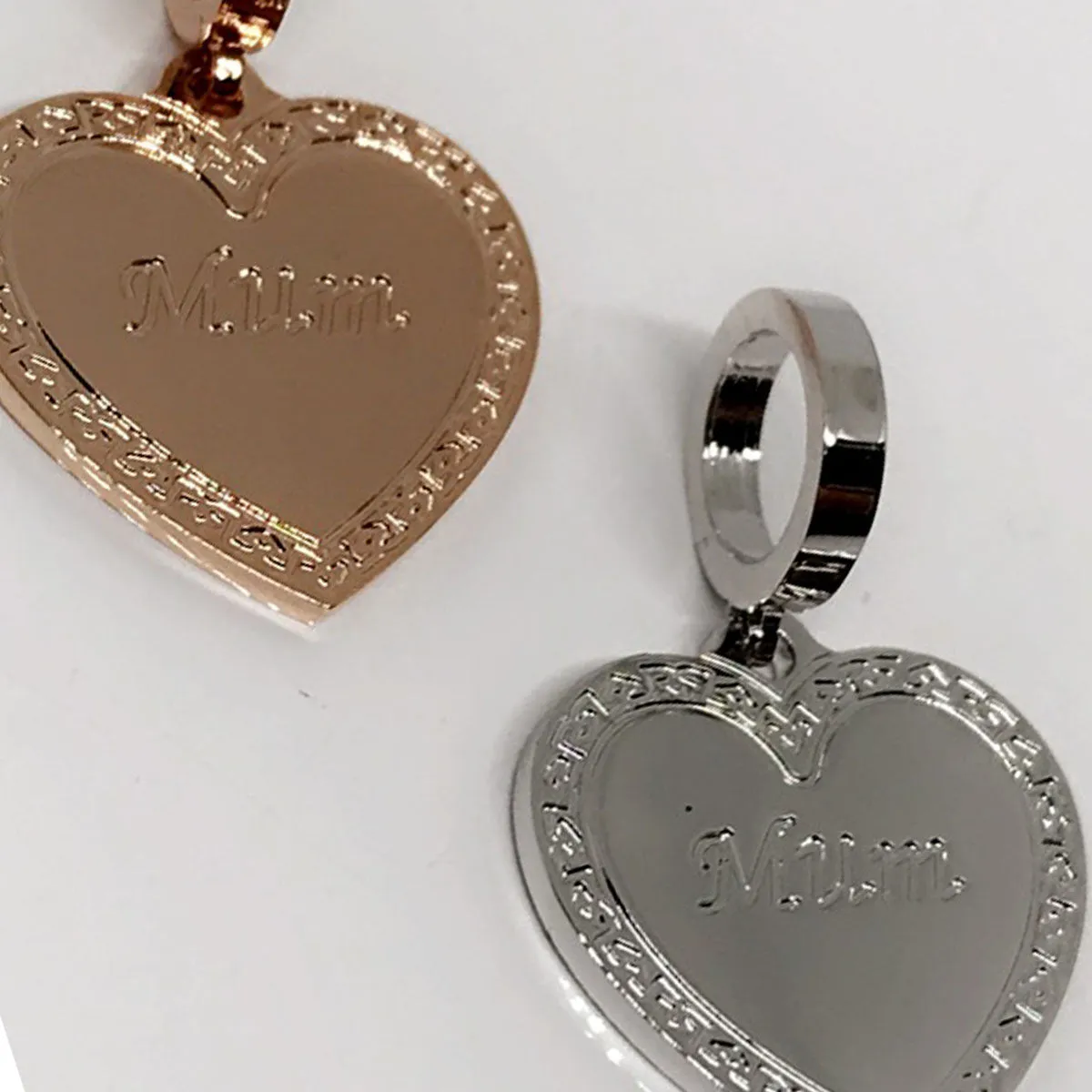 Rebecca My World Rose Gold Mum Charm
