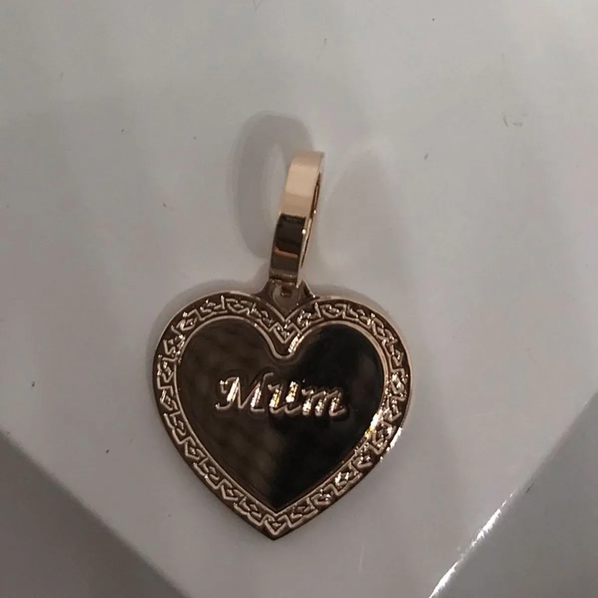 Rebecca My World Rose Gold Mum Charm