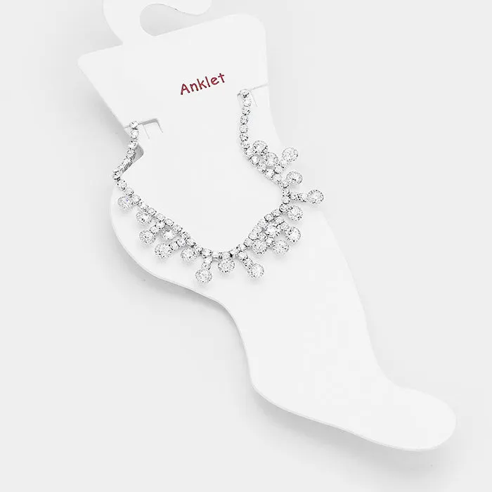 Rhinestone Anklet