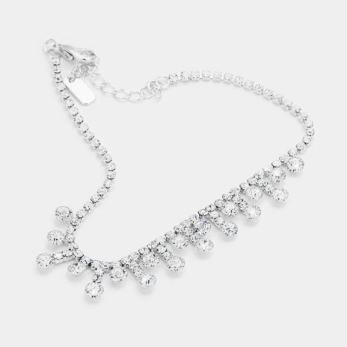 Rhinestone Anklet