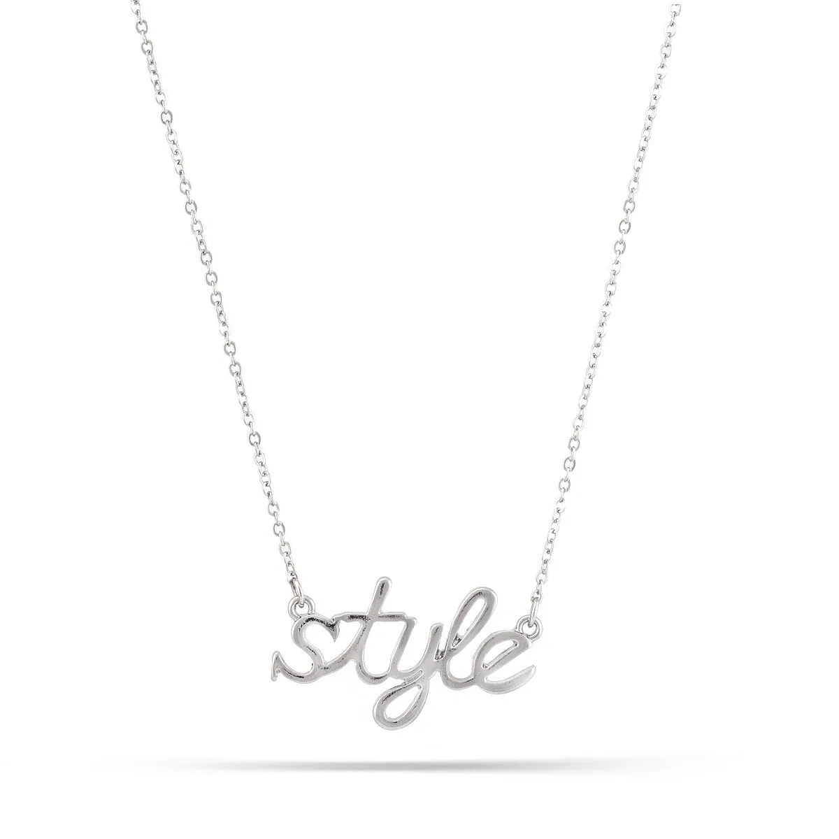 RHODIUM STYLE NECKLACES #FW1202556 (SB9)