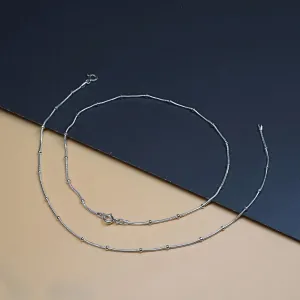 Ringed snake gifting Girl women 925 Silver Anklets Ankle Bracelet