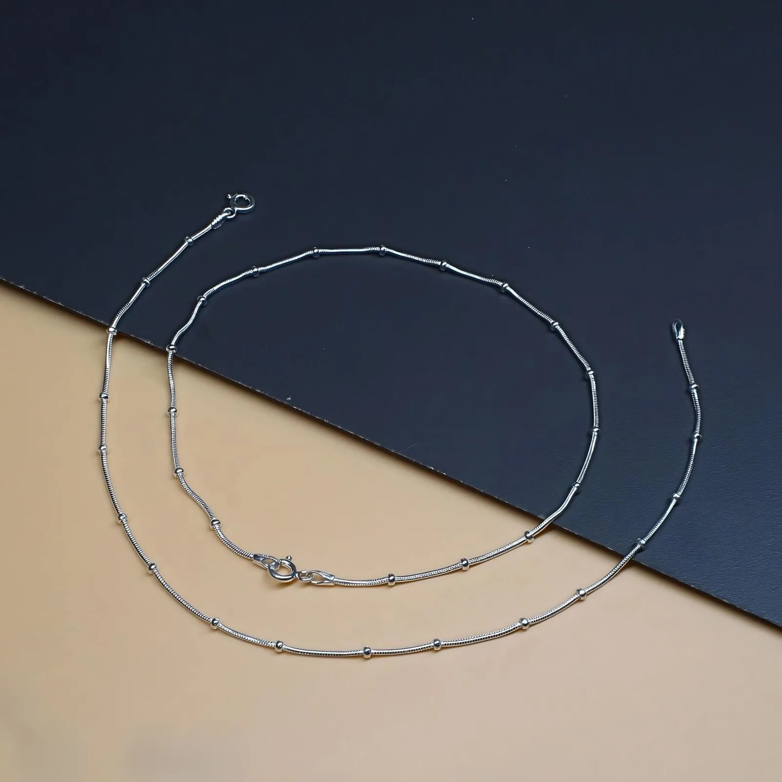 Ringed snake gifting Girl women 925 Silver Anklets Ankle Bracelet